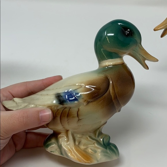 Vintage Royal Copley Pottery Mantle Duck Set of 3 - Picture 5 of 8